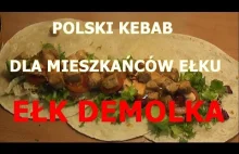 Polski kebab dla mieszkańców Ełku. Ełk demolka kebabu 01.01.17
