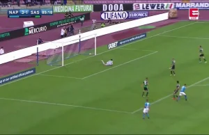 Serie A. Napoli - Sassuolo. Pechowa akcja Zielińskiego [ELEVEN S] | wideo