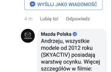 Mazda w dalszym ciągu kłamie w sprawie ocynku