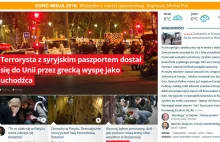 Polskie media budzą się! Główna Onetu: Terrorysta był uchodźcą!