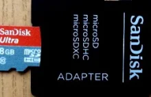 Test karty SanDisk Ultra microSDHC UHS-I 8 GB