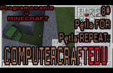 8# Programowanie w Minecraft - COMPUTERCRAFTEDU - Pętla FOR i pętla REPEAT