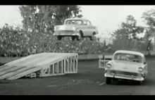 1956 Chevy Stunt Driving: "Thrill Driver's Choice" 1956 Chevrolet