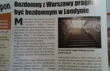 Warszawa - Nawet bezdomni nie mają perspektyw :(