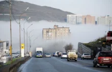 Władywostok i mgła/smog?