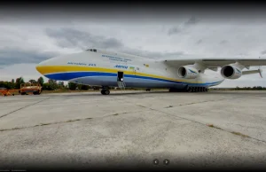 Samochód Google Street View wjechał na pokład transportowca AN225 Mriya