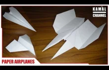 Jak zrobić 3 łatwe samoloty z papieru