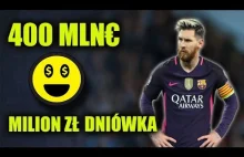 Ile zarabiają Piłkarze? MESSI Z REKORDOWĄ PENSJĄ !