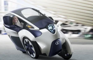 Toyota przedstawia elektryczny pojazd miejski w postaci trójkołowca