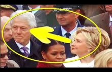 Bill Clinton staring at Ivanka Trump