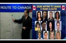 Prezenter Foxa pokazuje pewnym wyborcom najlepszą drogę do Kanady.