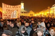 Ekipa TVN 24 wyproszona z manifestacji ACTA