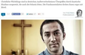 Muzułmanie prześladują chrześcijan w niemieckich ośrodkach dla uchodźców