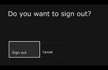 Co się stanie jak nazwiesz się "XBOX SIGN OUT" w grze?