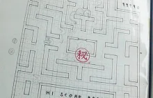 Pierwsze szkice gry Pac-Man - Toru Iwatani