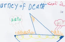 Syryjskie dzieci pokazują prawdziwe realia uchodźstwa na rysunkach