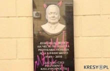 W Odessie zniszczono tablicę ku czci Lecha Kaczyńskiego