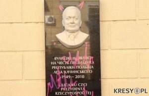 W Odessie zniszczono tablicę ku czci Lecha Kaczyńskiego