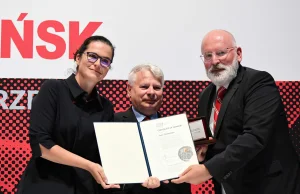 Gdańsk: Frans Timmermans z Medalem Wdzięczności