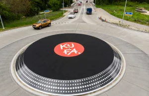 KUFA Kreisel - największy gramofon na świecie... na drodze