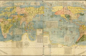Chińska mapa świata z 1602 roku.