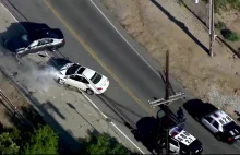 Los Angeles - pościg policyjny zakończony wypadkiem.