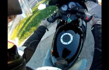 Ten motocyklista wie, co to znaczy mieć pecha.