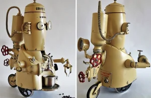 Steampunk rzeźby, które tworzę z kosza