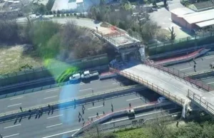 Włochy: Runął wiadukt na autostradzie. Są zabici