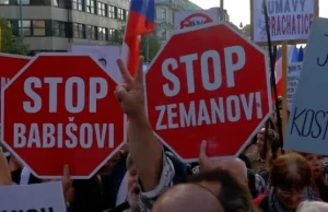Czesi demonstrują przeciwko premierowi i minister sprawiedliwości
