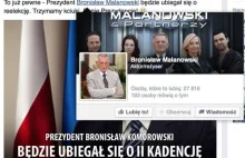 Platforma wystawia do wyborów prezydenckich Bronisława... Malanowskiego