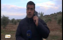 Moment when Rocket Lands Close to Orient News Crew During Live Broadcast !