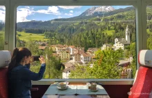Podróż kolejami przez szwajcarskie Alpy