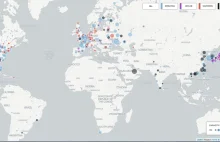 Mapa elektrowni atomowych na świecie