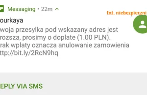 Tym razem atak SMS-owy na klientki sklepu YOURKAYA