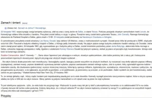 Wikipedia na pozór normalny artykuł .