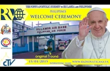 Pope in Philippines - Arrival at Manilla Airport - 2015.01.15