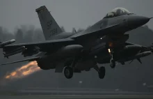 Katastrofa amerykańskiego F-16 w Niemczech!