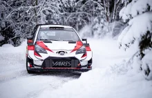 Toyota Yaris WRC w akcji w zimowych warunkach