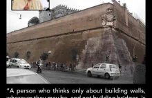 Papież Franciszek:Kto buduje mury nie jest chrześcijaninem. Spójrz gdzie mieszka