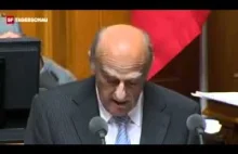 Szwajcarski minister finansów nie może powstrzymać śmiechu [napisy pl]