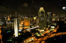 Singapur nocą - jak w filmie science-fiction