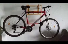 Wieszak Na Rower - Bike Wall Rack - domowej roboty