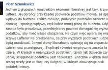 Szumlewicz masakruje ekonomie liberalną. Krzywa Laffera to brednie.