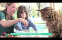 Kot pomaga dziecku z autyzmem.