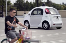 Autonomiczne pojazdy Google potrafią odczytywać zachowanie rowerzystów