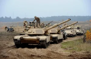 Grzybiarze zakłócili strzelanie amerykańskich Abramsów