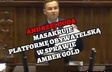 Andrzej Duda masakruje PO po Aferze Amber Gold