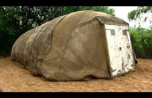 Namiot z 'betonu'