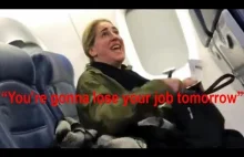 Stewardesie Tabitha'cie zagrożono utratą pracy